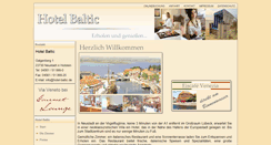 Desktop Screenshot of hotel-baltic.de